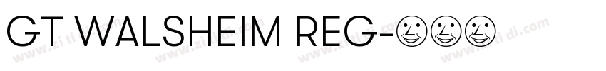 GT WALSHEIM REG字体转换 GT WALSHEIM REG字体转换